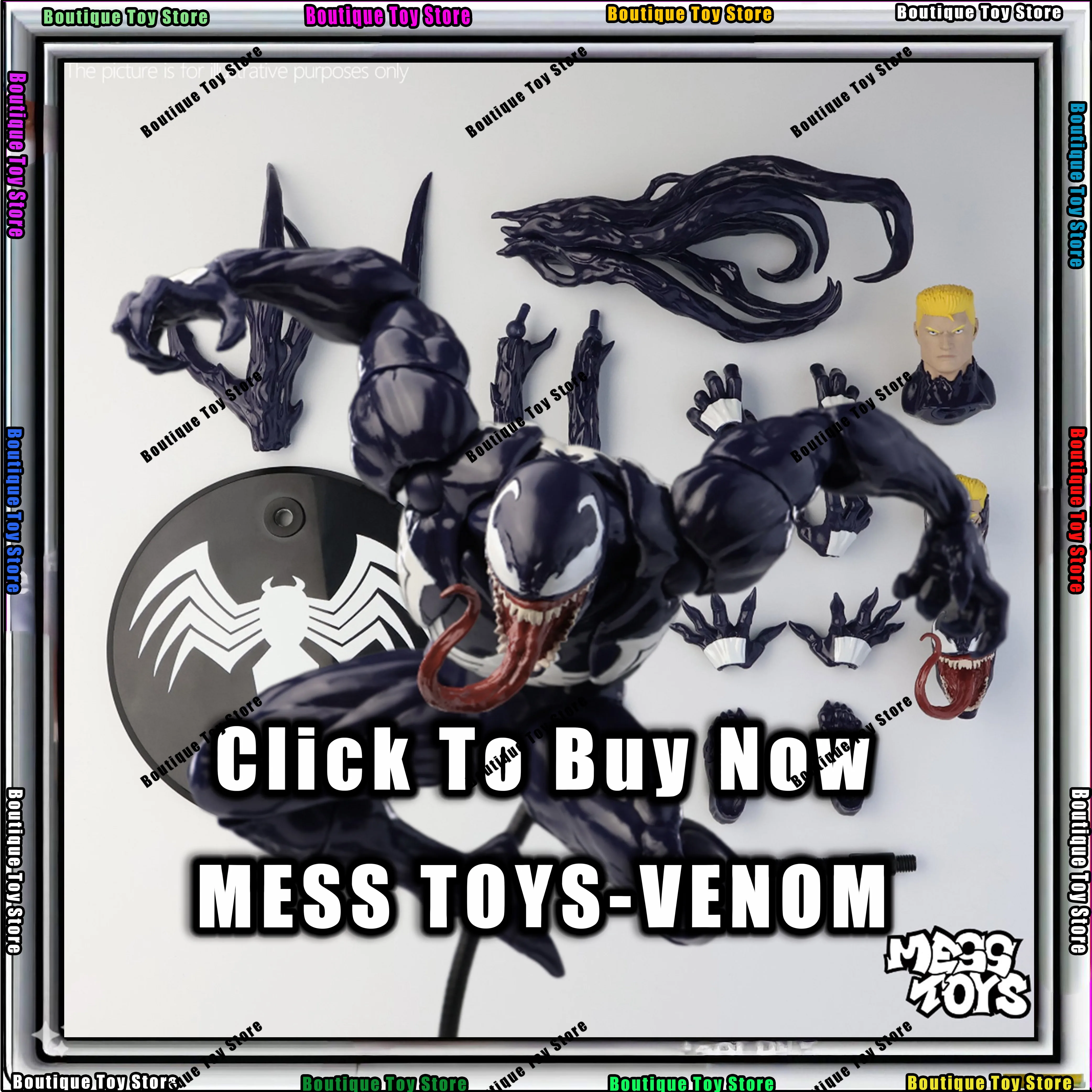 

В наличии: Фигурка Venom Lethal Neighbor, аниме-персонаж Эдди Блэка, Человек-паук, модель-статуэтка, подарок, игрушка