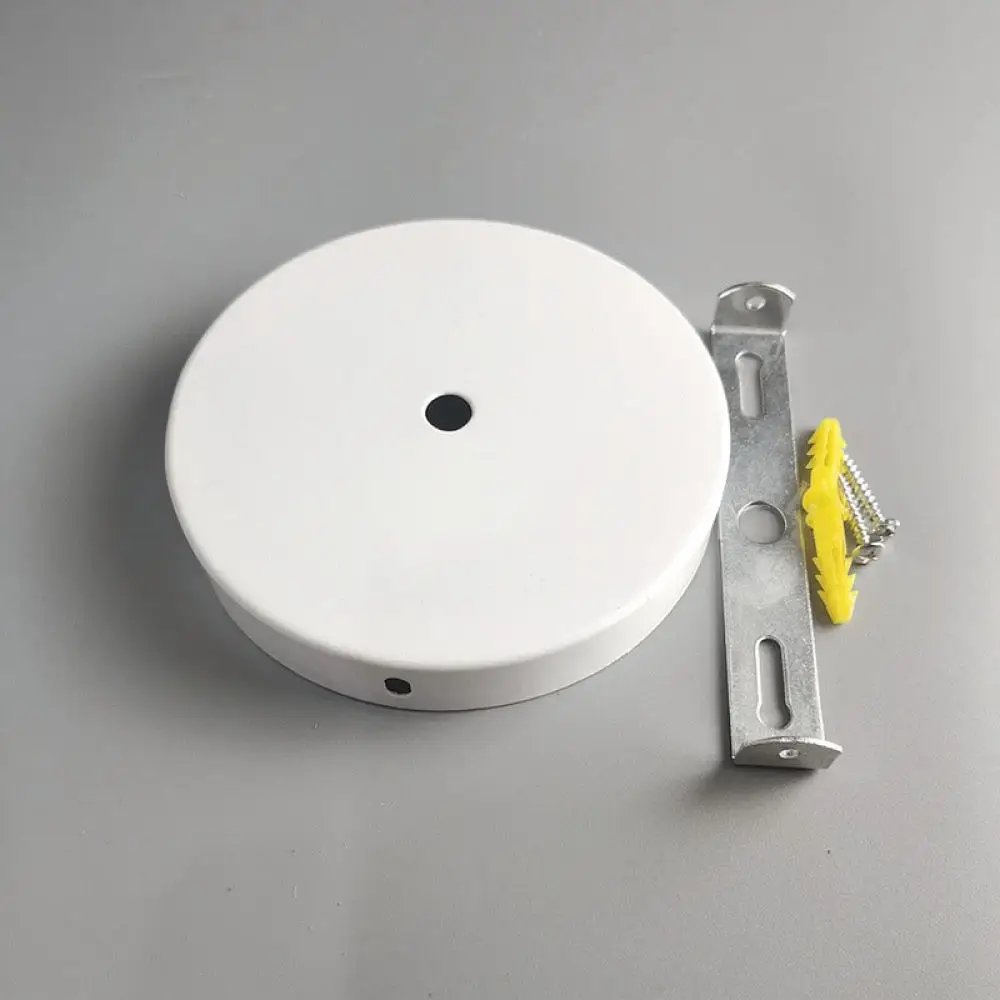 Round Metal Base Plate For Pendant Lamp Ceiling Canopy Iron Mounting Accessory Home Decorative Lighting Fixture Parts