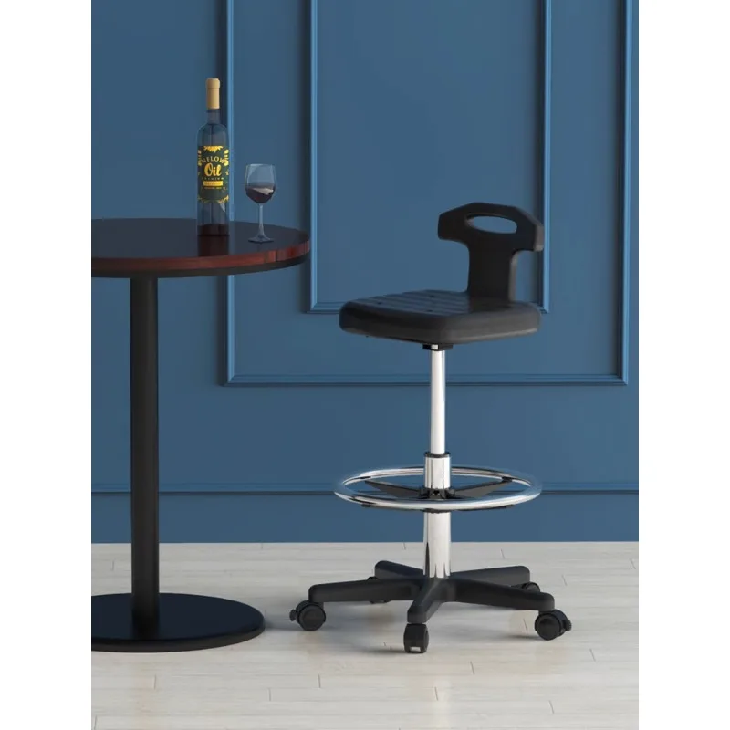 Bar chair, front desk, rotating backrest, lifting stool, minimalist household kitchen high legged stool