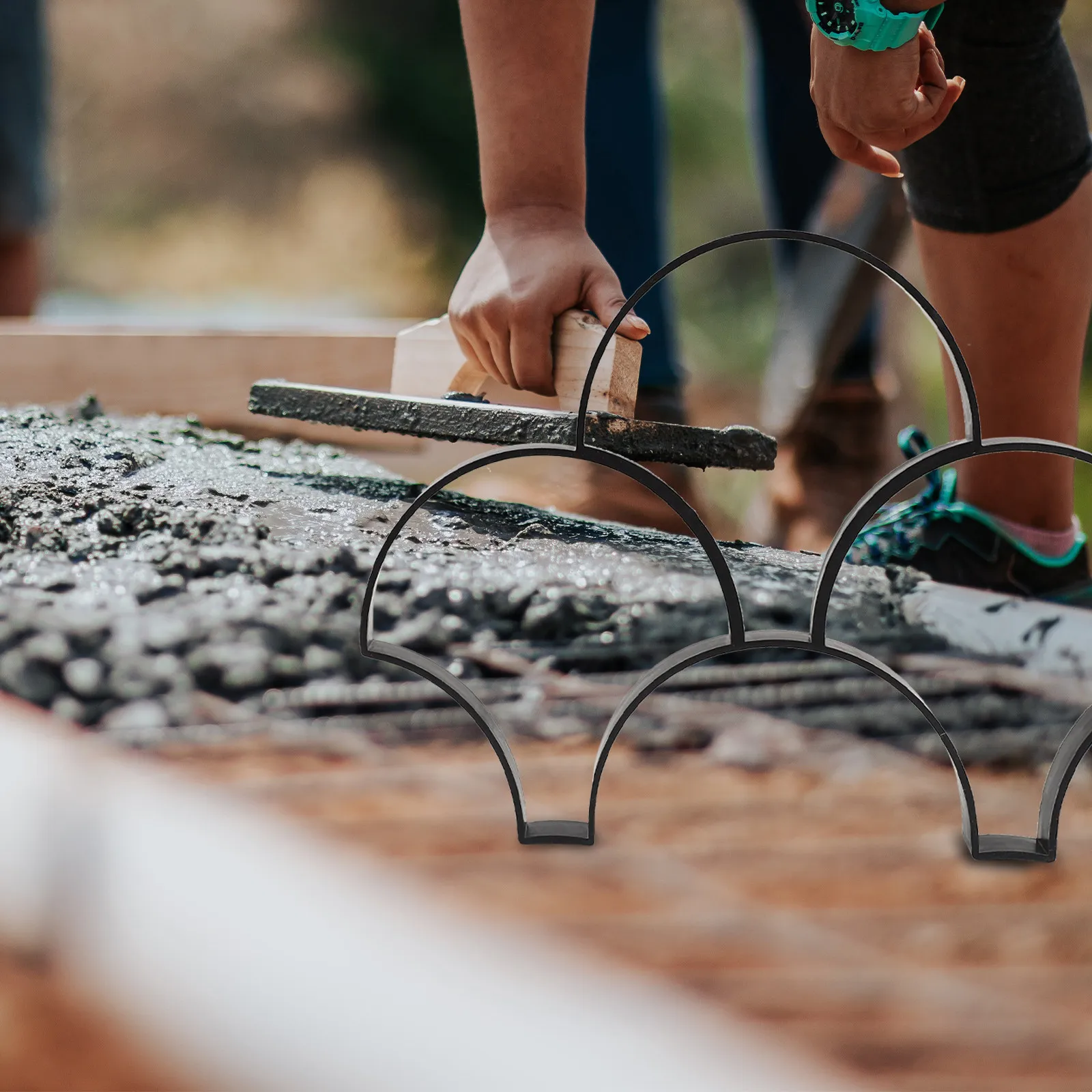 

Многоразовая пластиковая форма для тротуарной плитки DIY: для создания дорожек в саду, на двоухой территории, подъездных путей, бетонных покрытий и цементных напольных плиток