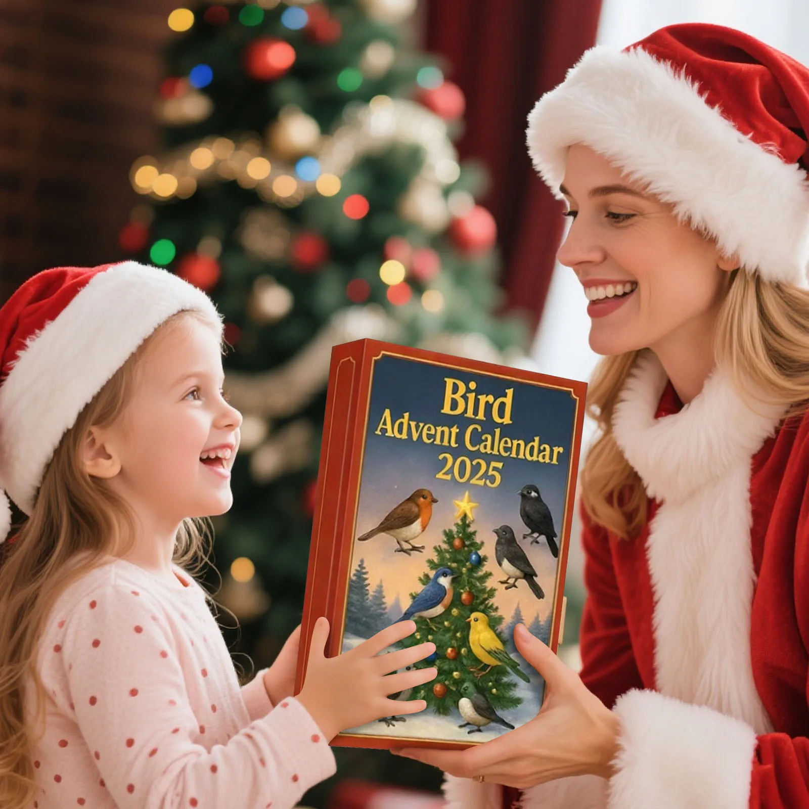 فرشاة الأسنان الموقت للأطفال الطيور تقويم القدوم 2025 24 يوم عيد الميلاد العد التنازلي عيد الميلاد الطيور مجيء الفصول الدراسية الموقت الرمال #6