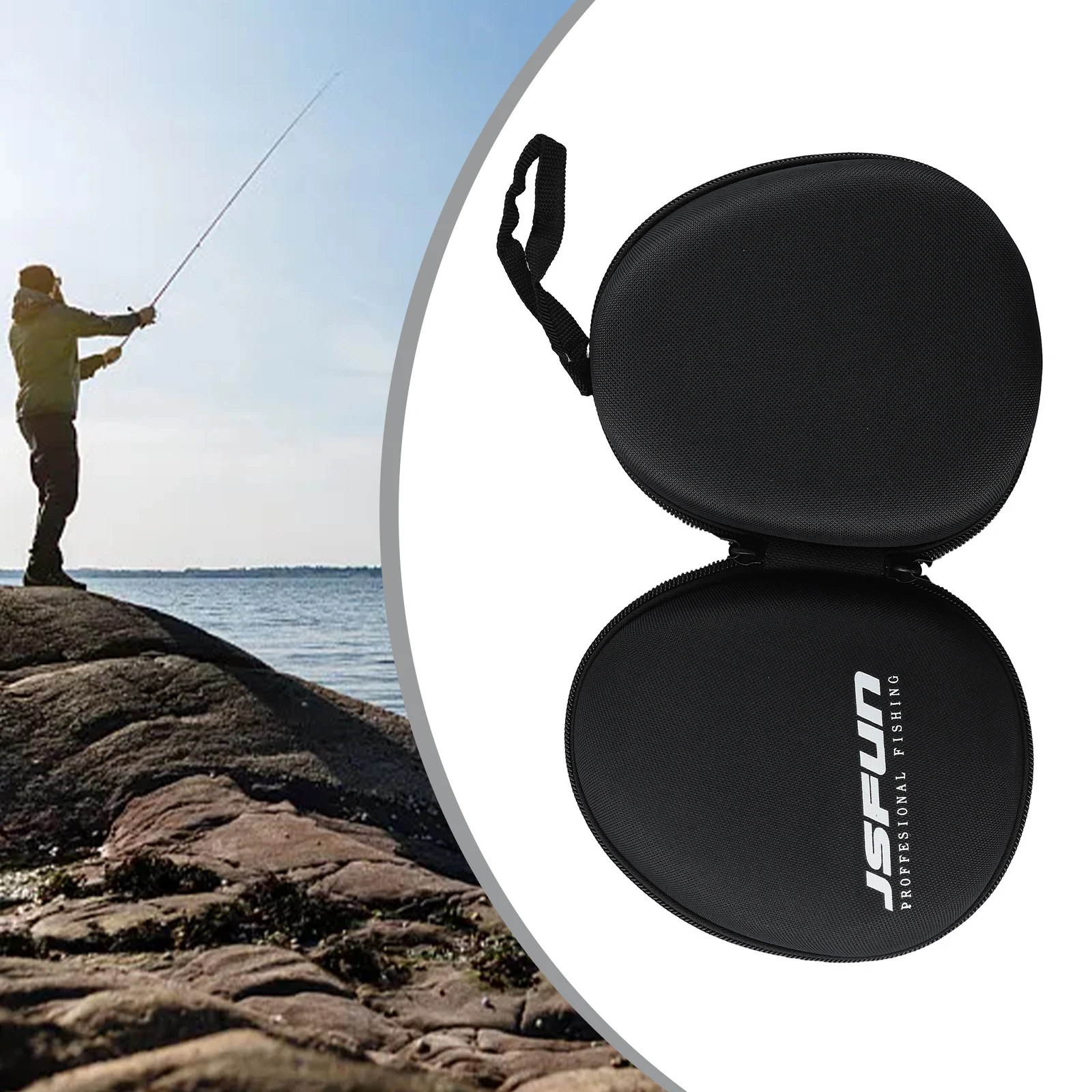 Waterproof Fishing Reel Bag, Designed for Maximum Protection and Easy Carrying, Suitable for Various Reel Sizes