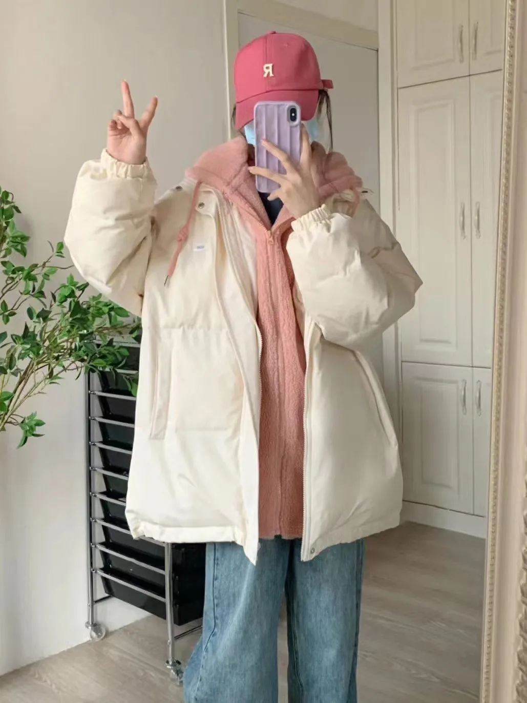 

Parka Girls Winter Womens Tie Dye Pattern Color Swirl Design Hue Twist Motif Shade Spiral Decoration Tint Whorl Embellishment Ol