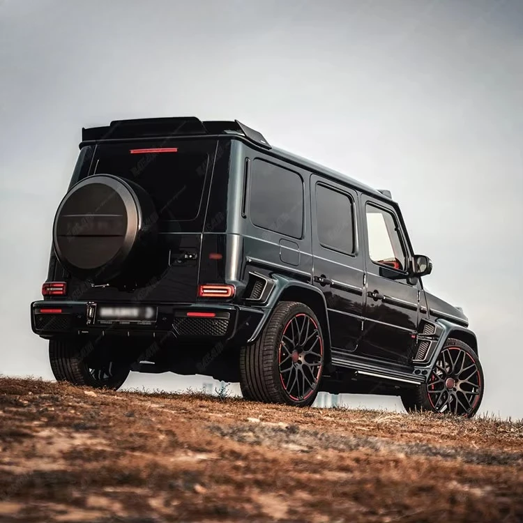 B Style Carbon Fiber Spare Wheel Tire Cover for G-Class W464 Rear Auto Parts Cover