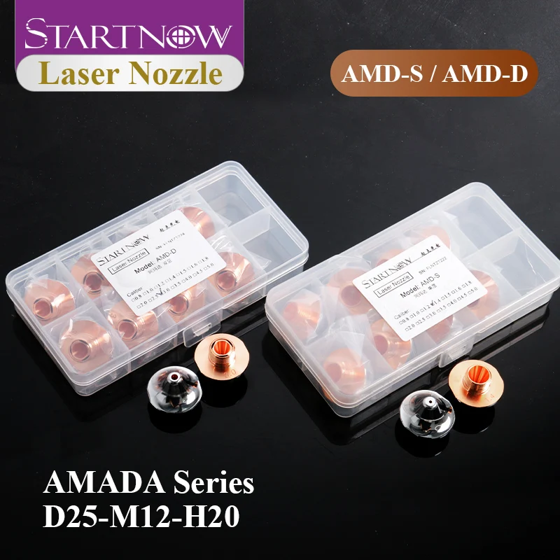 Startnow Amada Laser Nozzle Single/Double Layer Copper Nozzle for Fiber Optical Fiber Metal Cutting Machine Spare Parts