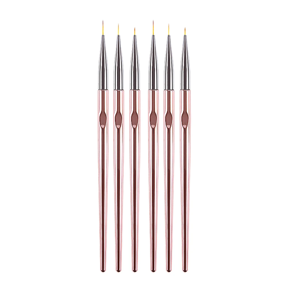 

2 Sets Nail Nail Liner Brush Liner Pens Durable Creative Design Fine Lines Non-Slip Manicure Colored Drawing Tool