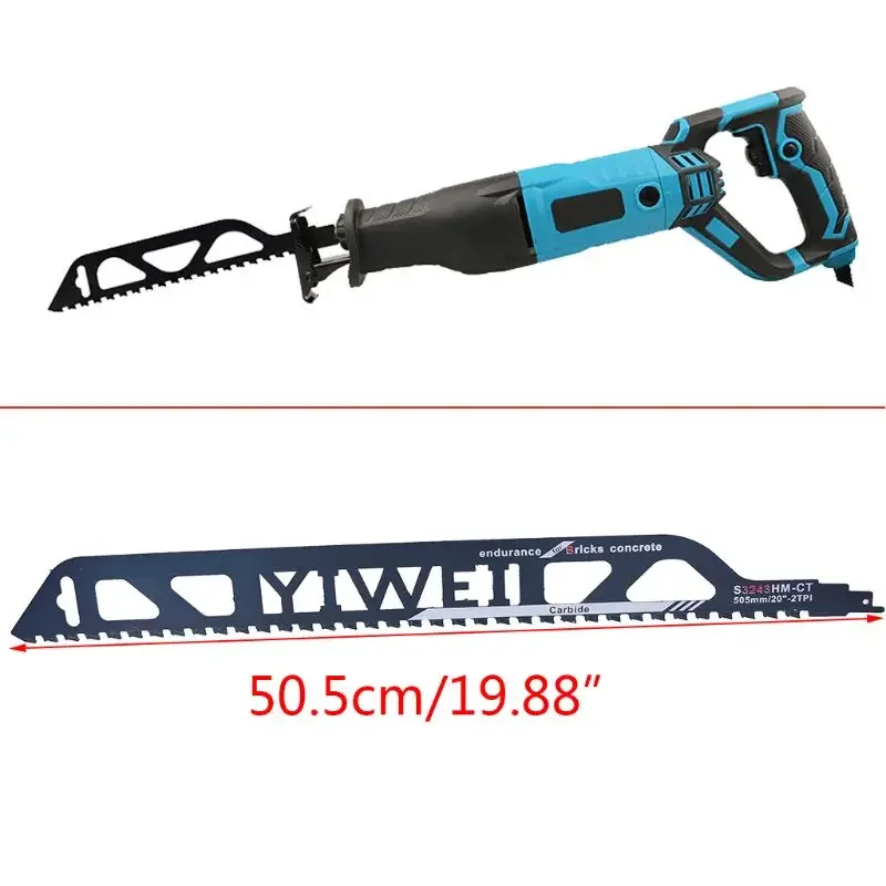 505mm Demolition Masonry Reciprocating for Cutting Bricks Concrete Cemented Teeth