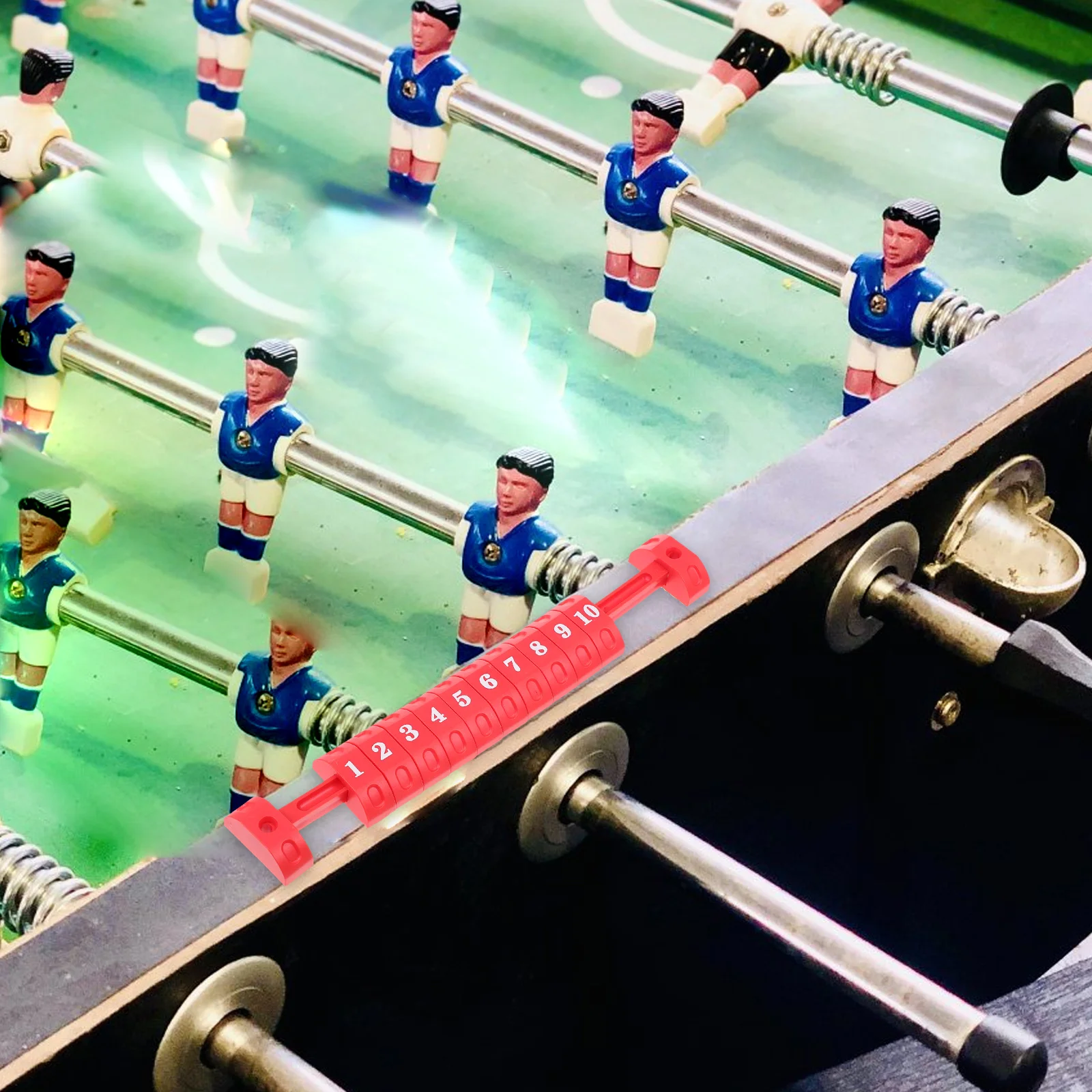 

2Pcs High-Class Material Soccer Table Score Keepers Easy Disassemble Long-Lasting Scoring Counters Bar Game Accessories