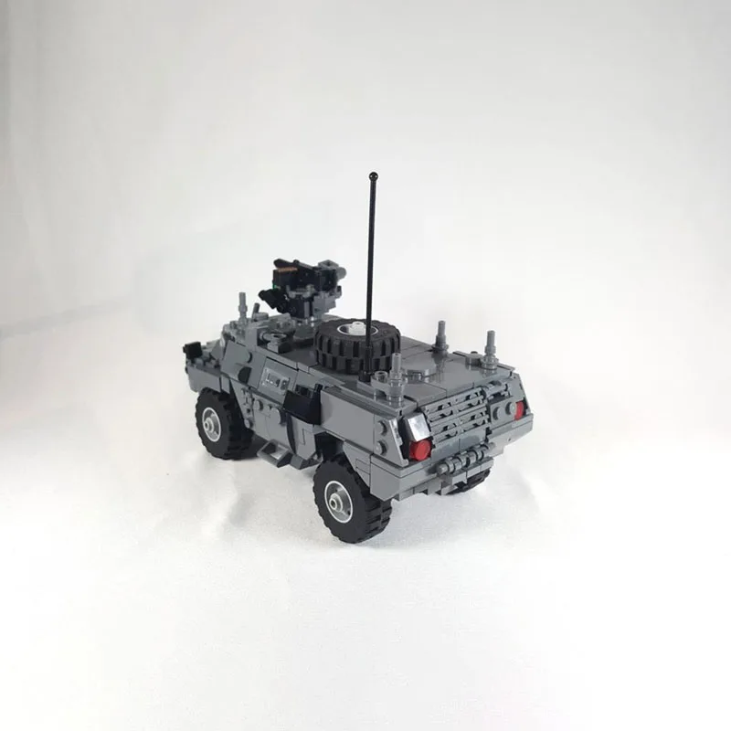 2025 Nuovo Prodotto Moc Building Blocks Modello Militare Blindato Personnel Carrier Blocchi di Costruzione Modulari Regalo Giocattoli Set di Assemblaggio FAI DA TE
