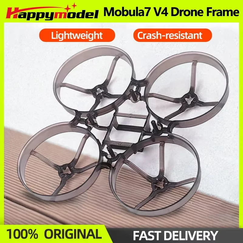 HappyModel Mobula7 V4 Moblite7 Drone Frame KIT Update 75mm Brushless Tinywhoop  For RC FPV Freestyle 75mm Racing Drone