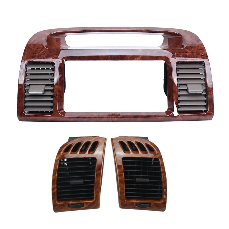 

Air Conditioning Outlet Dash Panel Grille Cover Air Outlet Frame Kit For Toyota Camry 2002 2003 2004 2005 2006
