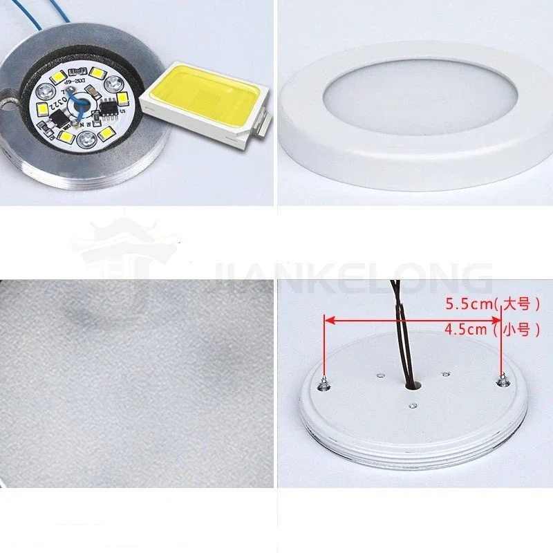 LED Downlight Mini Surface Mounted 220V 240V 5W 7W Round Panel Spot Light Ultra thin Indoor Lighting Home Kitchen Cabinet Lamp