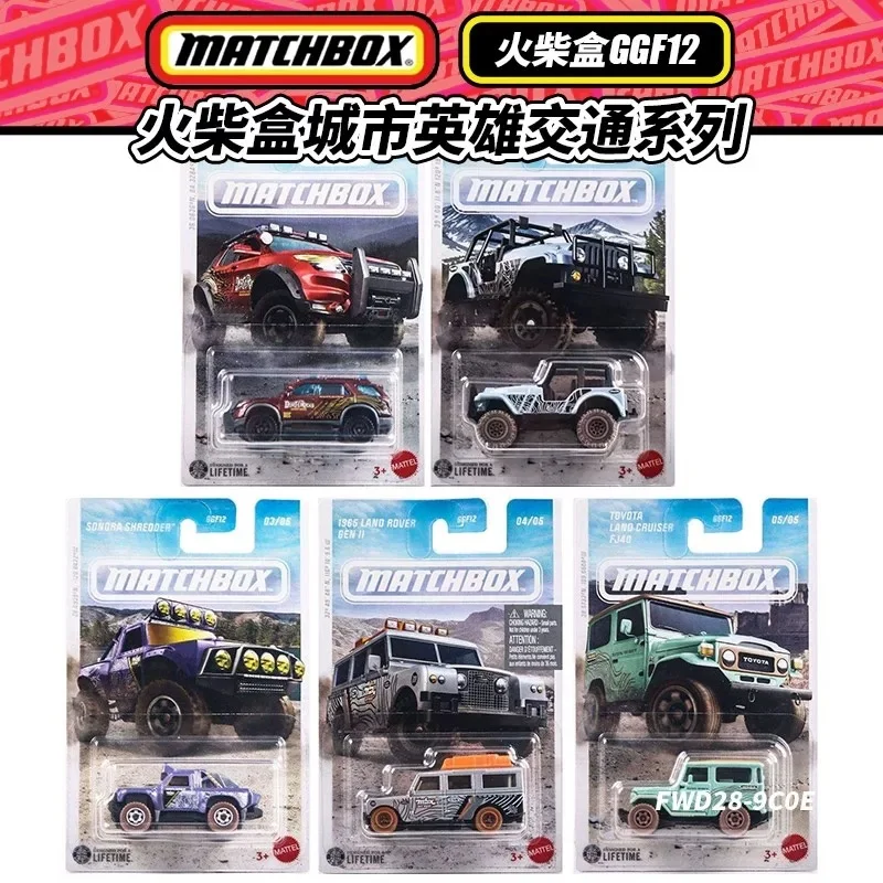 

Модель автомобиля Matchbox Diecast Car GGF12 Series Off-Road 1965 Land Rover Gen II Toyota Land Cruiser FJ40 из сплава для коллекционирования