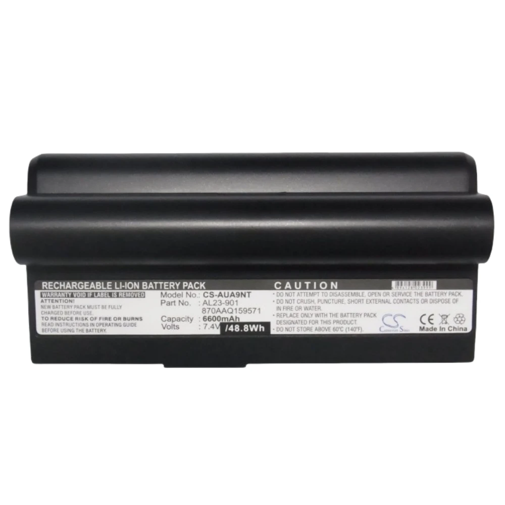 

Li-ion Notebook, Laptop Battery for Asus,7.4v,6600mAh,Eee PC 901,Eee PC 904,AL23-901,870AAQ159571