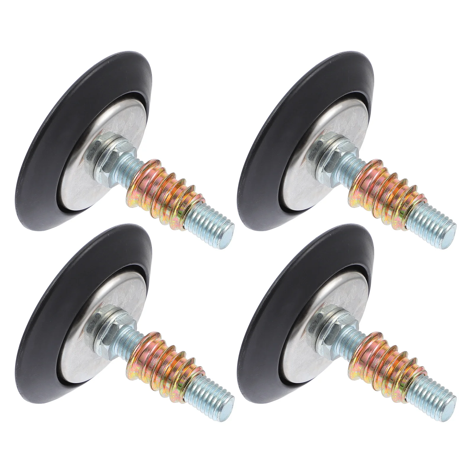 4 Pcs Adjust The Pads Furniture Levelers for Tables Floor Mat Leveling Feet Glide Heavy Duty Stainless Steel Leg T-Nut