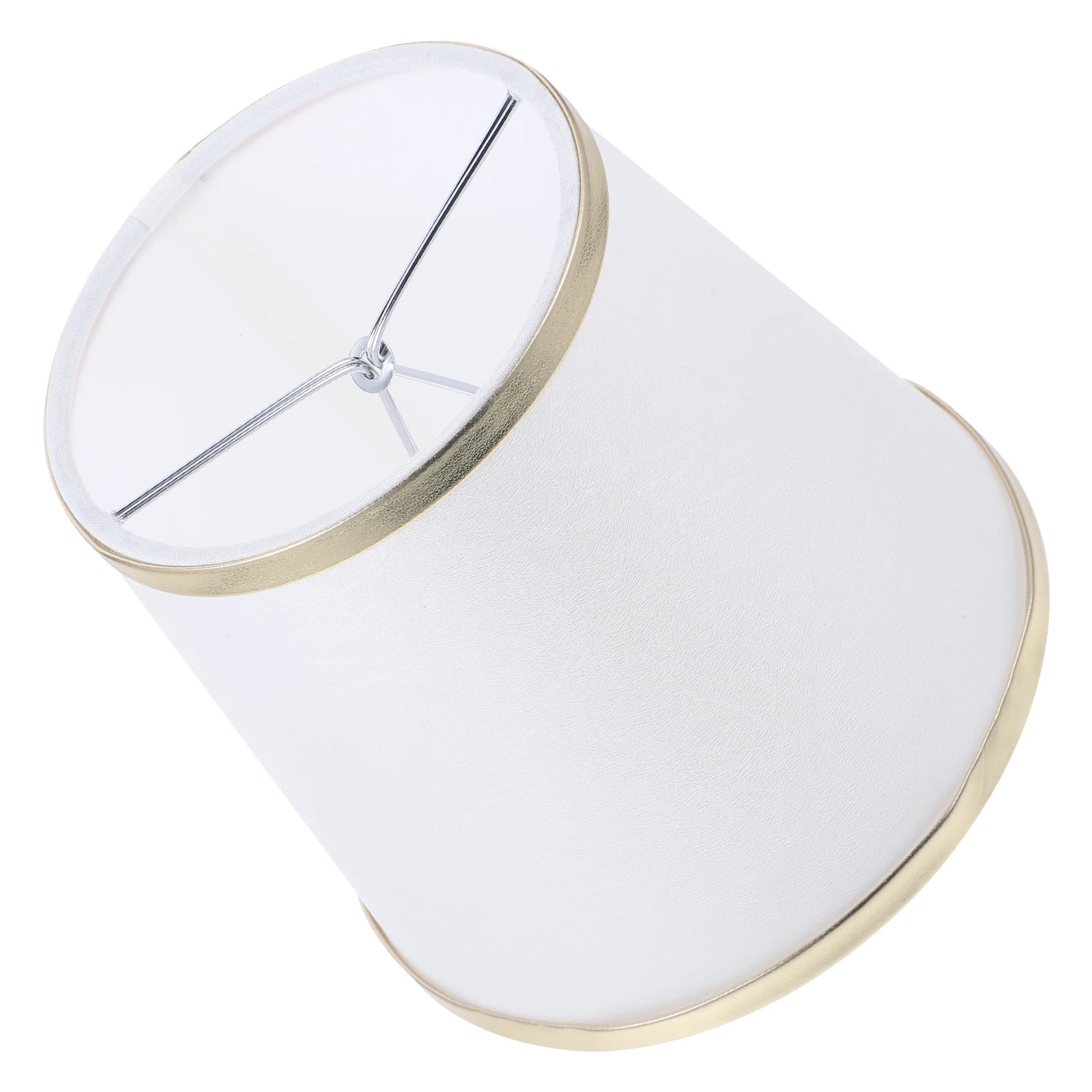 

Transparent Lampshade Clip on Ch Pendant Light Cylindrical Shades Metal Edge Dust Proof Bedroom Living Room for Pointed