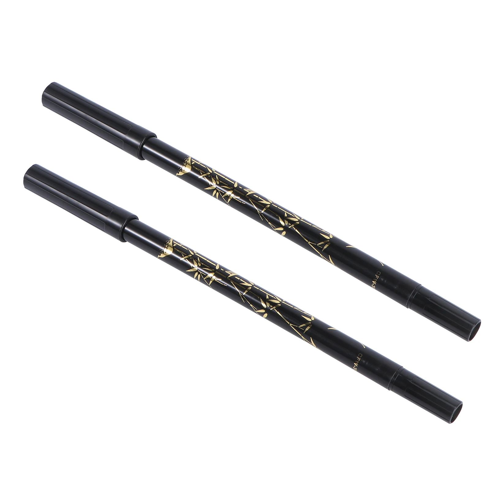 

2 Pcs Calligraphy Pens Dual Tips Lettering Sumi Fine Line Water Based Ink Blendable