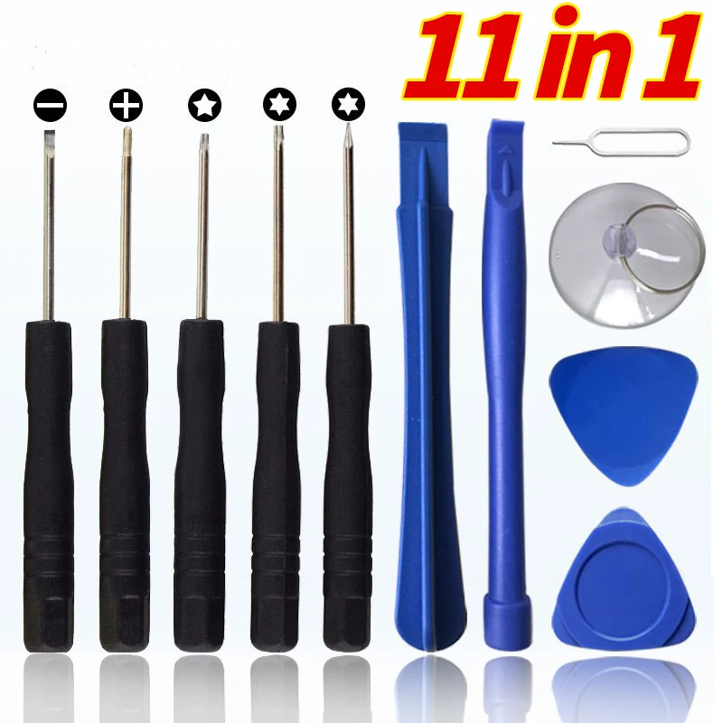 8 9 10 11 in 1 Repair Opening Tools Kit For iPhone iPad Samsung Precision Screwdriver Set for Xiaomi Huawei Cell Mobile Phone