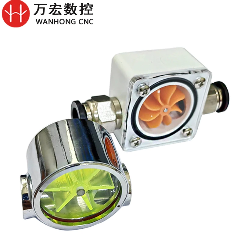 CNC Water Flow Observation Indicator For Anti Burning Water Pump Engraving Machine