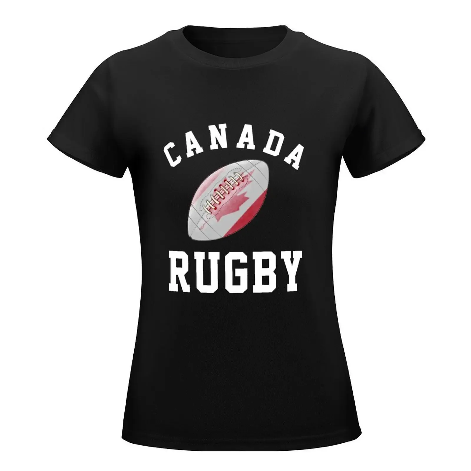 Canada Rugby T-Shirt anime clothes summer tops t shirts for Women graphic