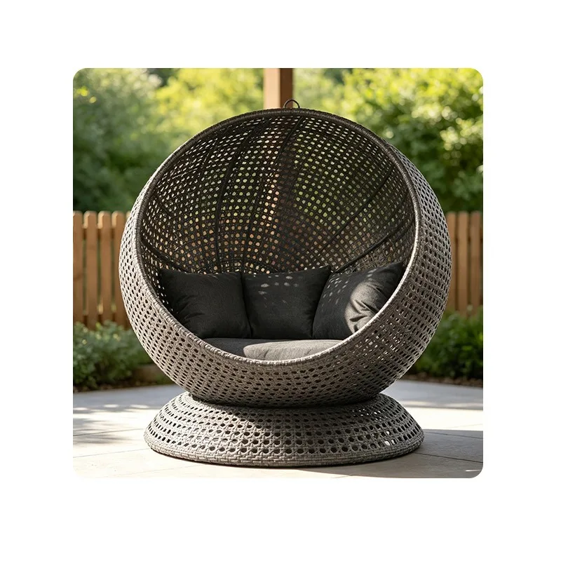 Balcony Bird's Nest Chair Rattan Single Sofa Chair Internet celebrity leisure furniture chair