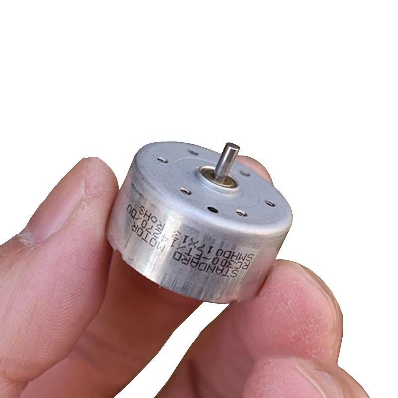 

STANDARD MOTOR RC300-FT/14270 DC 1.9V-4.5V 3V 5800RPM Micro 24mm Round Spindle Motor DIY Audio CD DVD Player Hobby Toy Fan Model