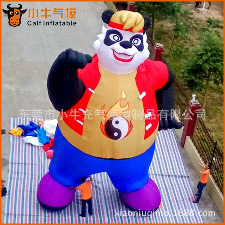 

Large Panda Air Model, Movie Character Air Model, Cartoon Flying Air Model Inflatable Customized