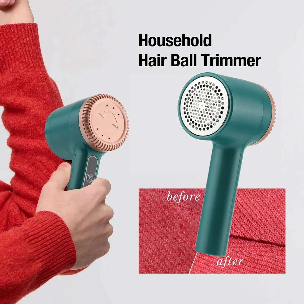 

Three Levels Household Hair Ball Trimmer Portable Electric Lint Remover Hairball Clothes Fizz Fluffs Removal USB Charging