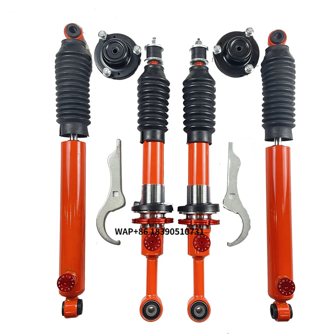 High Quality Front Axle Left Shock Absorber for Vigo Fortuner Hilux Hiace Suspension Parts Certification Revo Shocks Absorber