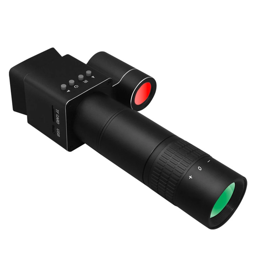 Ponbos NVP100C metales visión nocturna alcance 1080P HD impermeable infrarrojo Monocular telescopio cámara para caza Camping