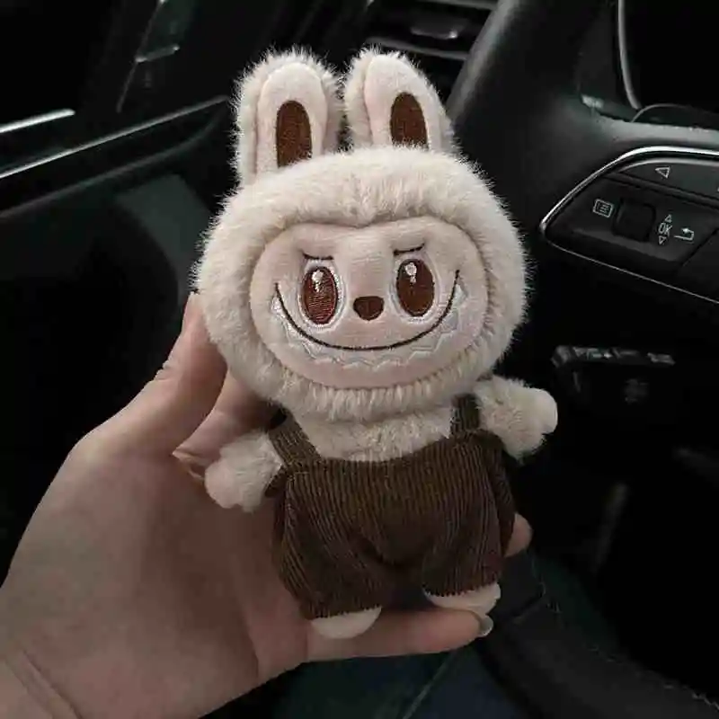 Hot Sell Labubu Plush Toys Cute Labubu Pp Cotton Stuffied Plush Dolls Backpack Pendant Ornaments Kids Gift Clotheswearable Dolls