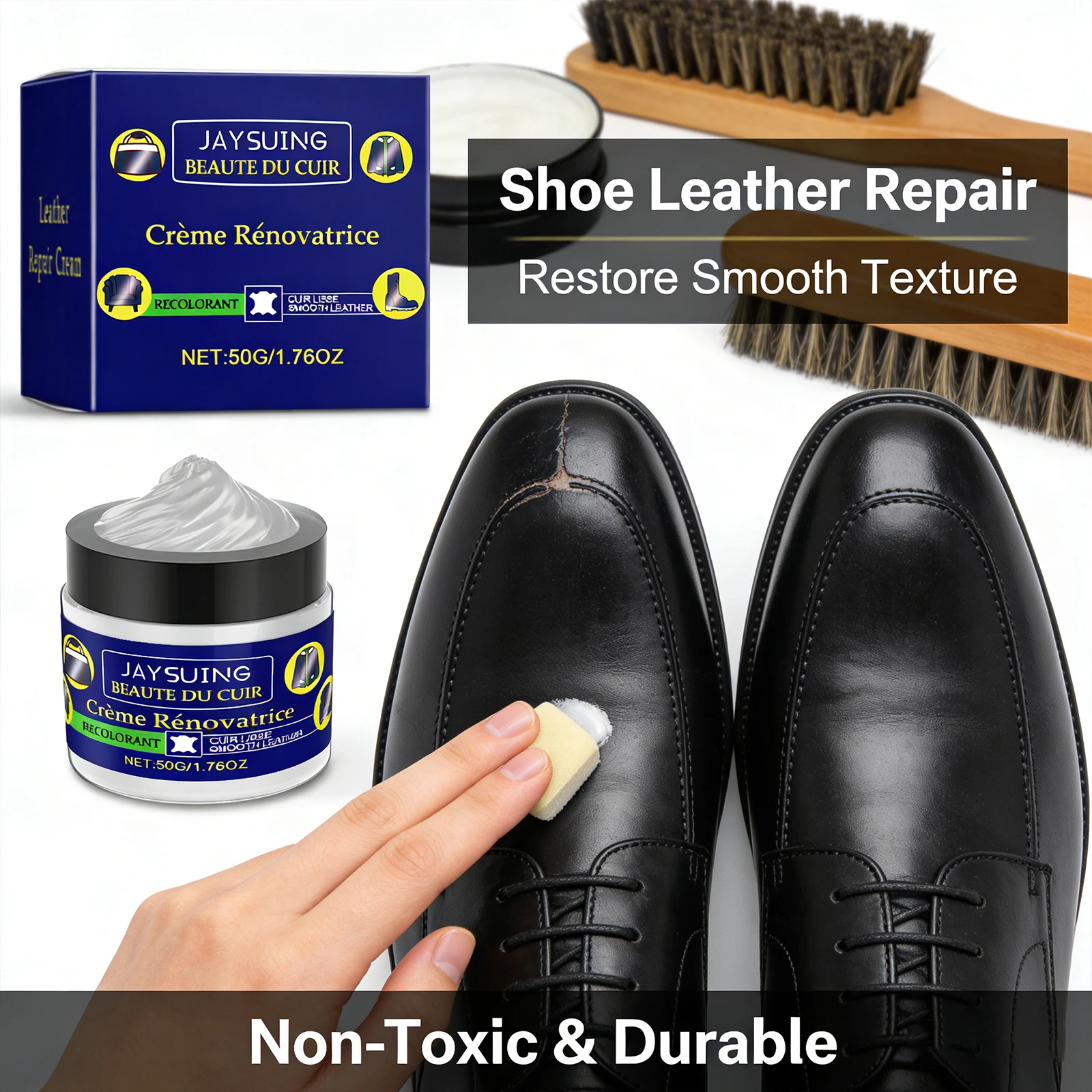 Leather Repair Cream Easily Repair Leather Scratches Restoring Leather's Smooth Surface Extend Service Life Leather Repair Salve