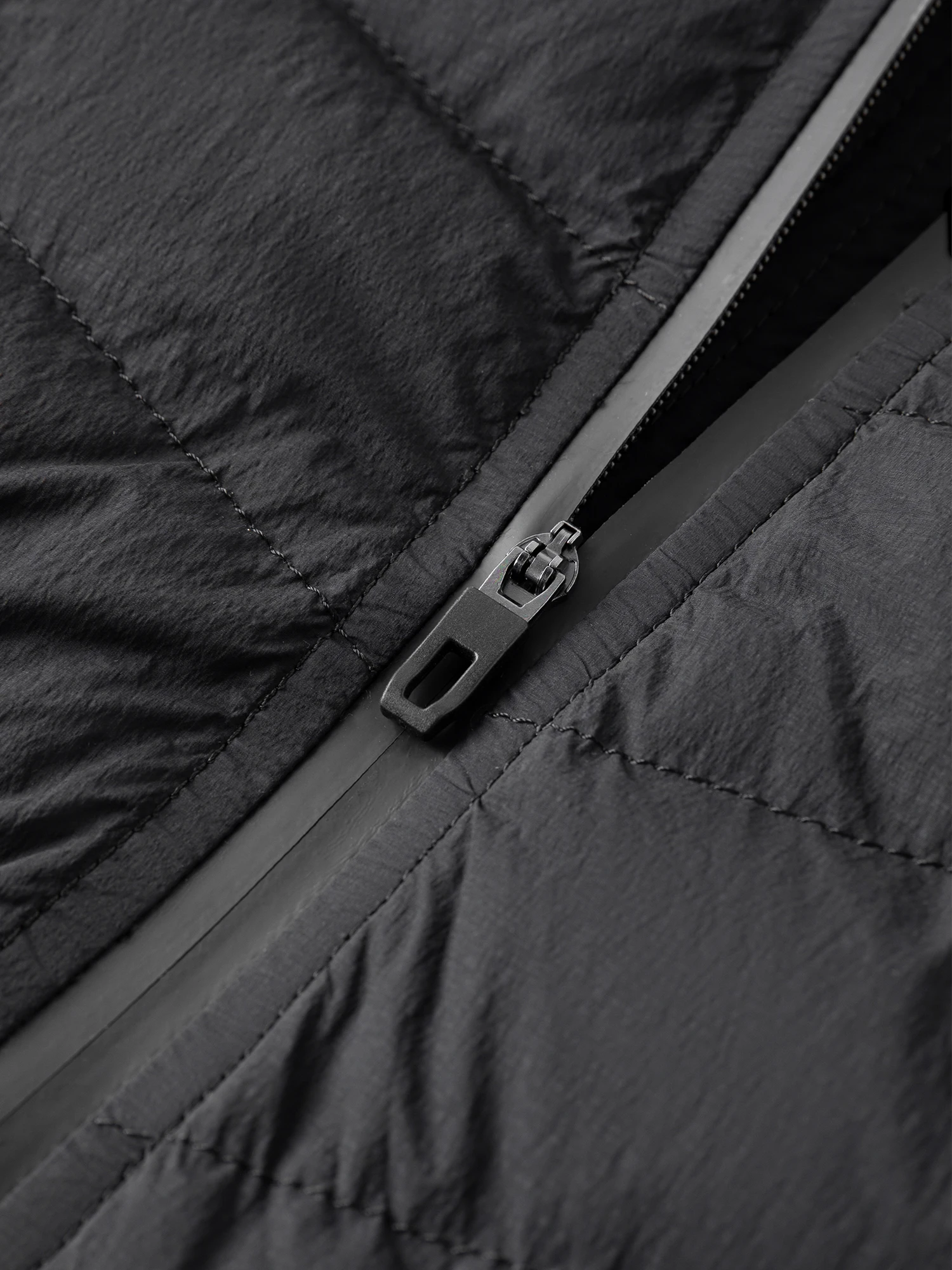 Fsle retalhos leve estiramento malha jaqueta com capuz 2025 inverno nova chegada preto curto para baixo casacos