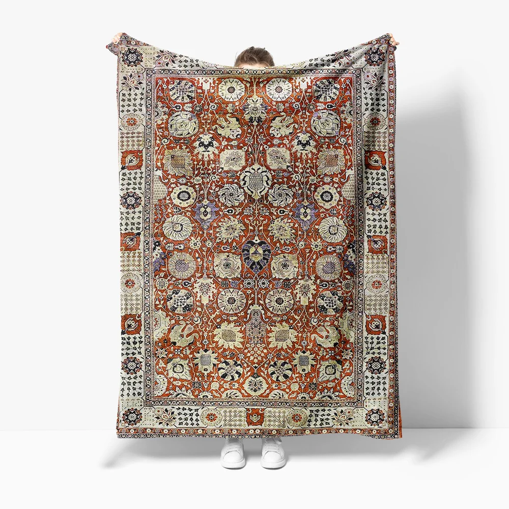 

Винтажный этнический ковер-килим, традиционный турецкий персидский коврик, шерстяной напольный коврик ручной работы, домашний декор