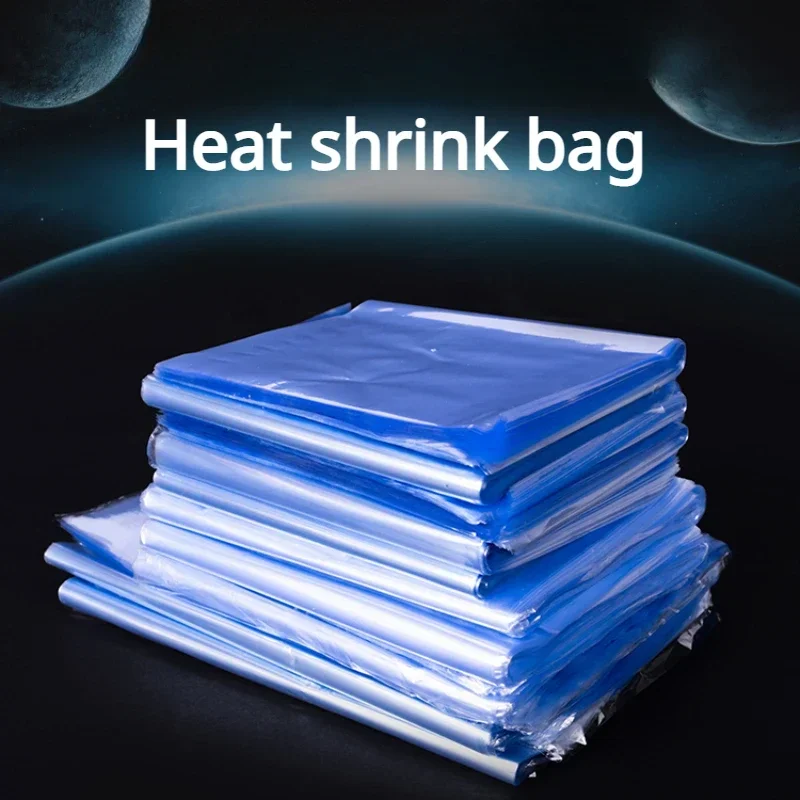 

PVC Shoe Sealing Heat Shrink Bag Heat Shrinkable Film Transparent Plastic Wrap Bag Product Heat Shrink Packing cover Bags