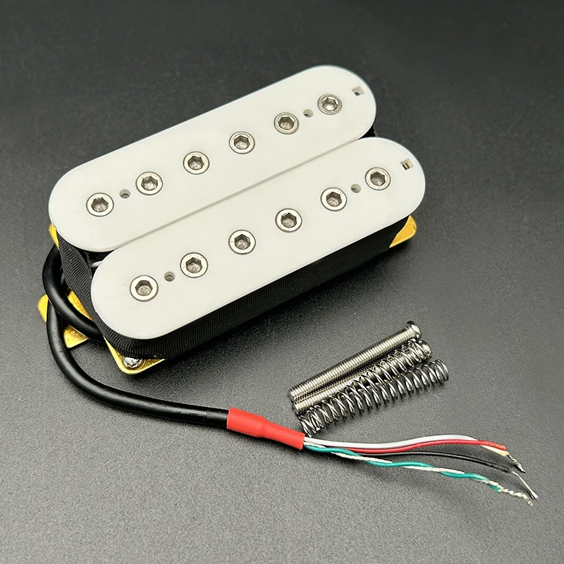 6-String Electric Guitar Humbucker 12 Adjustable Hex Screw Dual Coil for Guitar Coil Splitting Pickup N7.5K/B15K Output