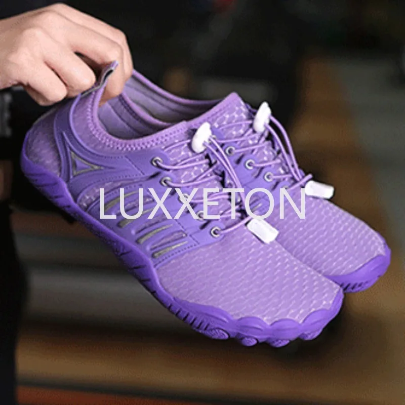 2024 New Spring/Summer Couple Flat Shoes Outdoor Creek Tracing Beach Sports Shoes Fitness Yoga Swimming Fishing Soft Shoes