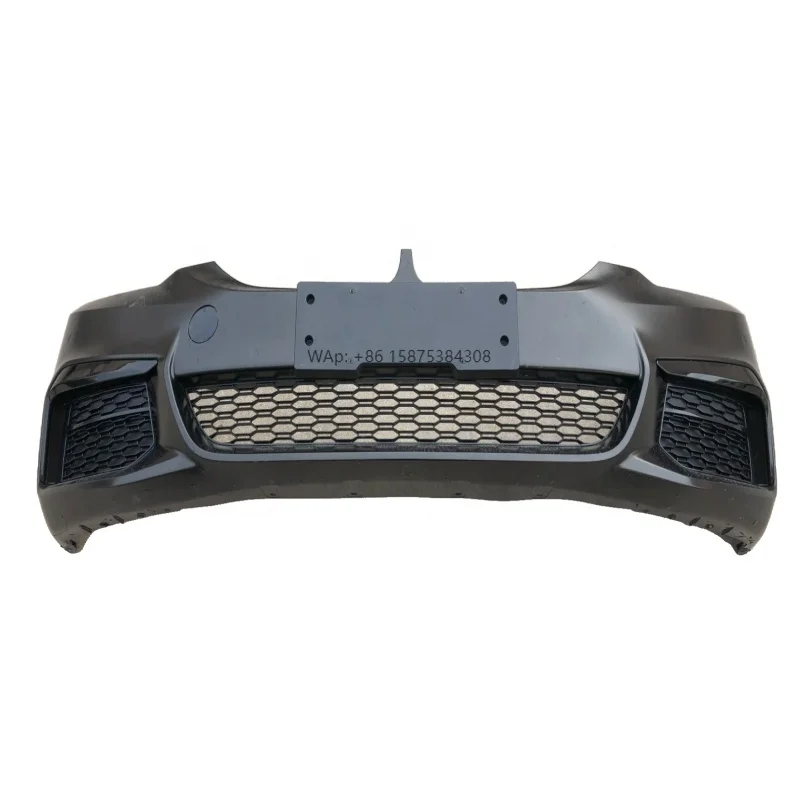 

New Popular 5 Series G30G31G38LCI Front Sports Style Bumper Surrounded Guard bar Smoked Black Trim air Intake for