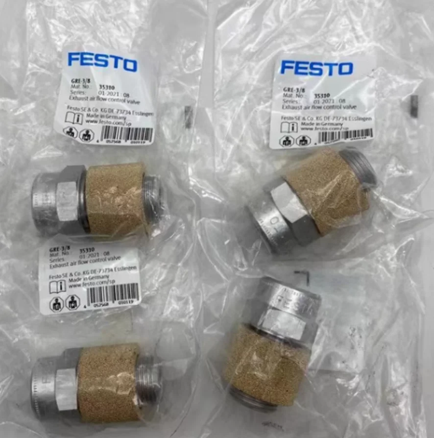 2PCS New Original FESTO throttle valve GRE-3/8 35310 GRE-1/2 10353