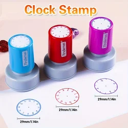 Clock stamp or Clock Seals, Clock and Clock Plate Seals, Teacher Teaching Primary Time Seals, Learning Props, Seals Teaching
