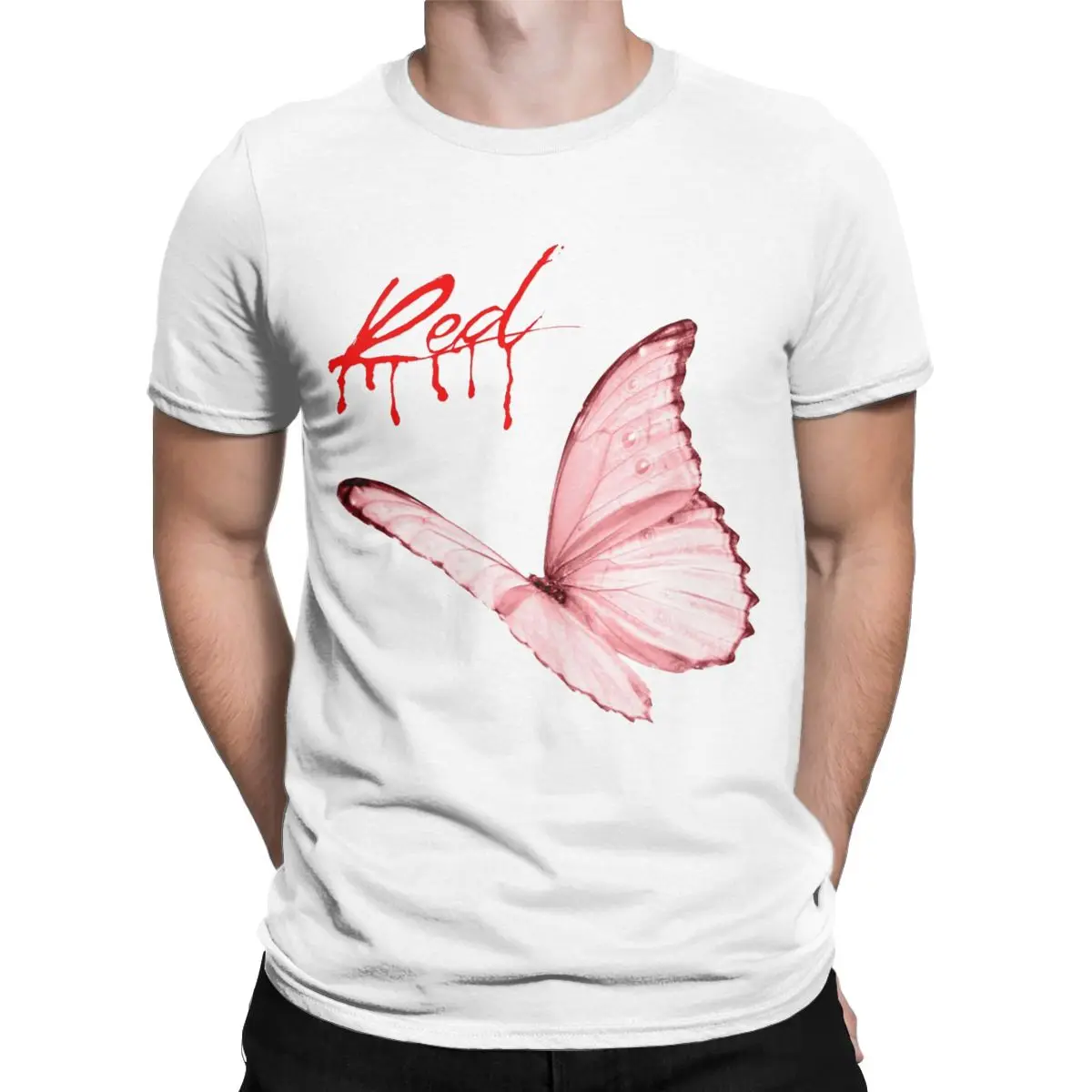 Summer Whole Lotta Red Butterfly Playboi Carti for Men Women T Shirts Apparel Vintage Tee Shirt T-Shirts Cotton Unique Clothes