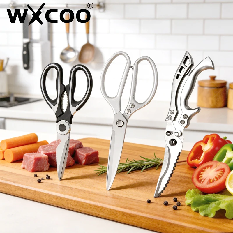 WXCOO Chicken Bone Scissors Stainless Steel Cutting Knife Ki
