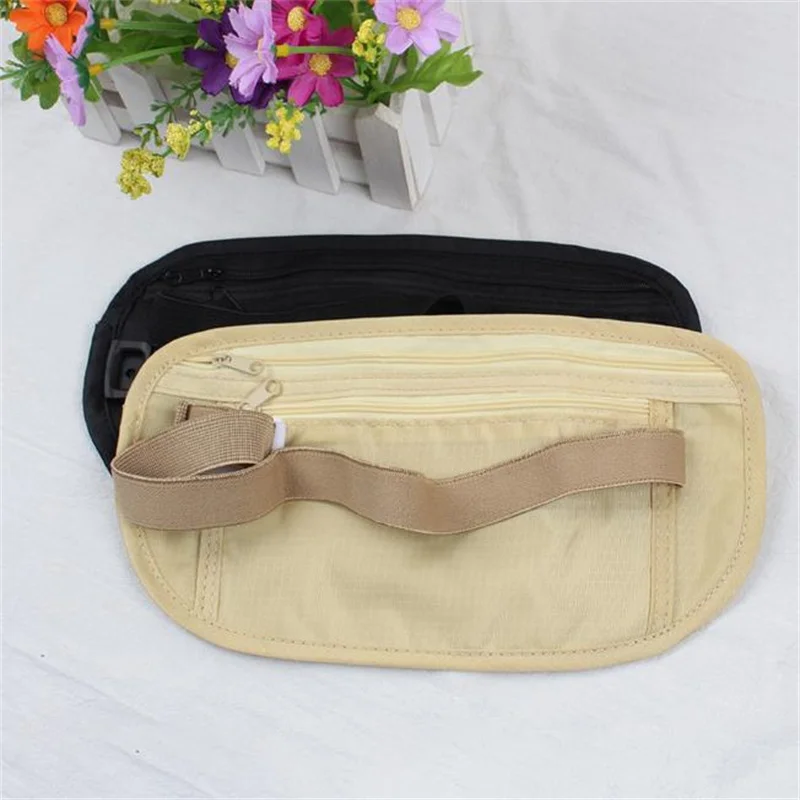 Invisible Travel Waist Packs Pouch For Passport Money Belt Bag Hidden Security Wallet Gift Travel Bag Chest Pack Money Waist Bag