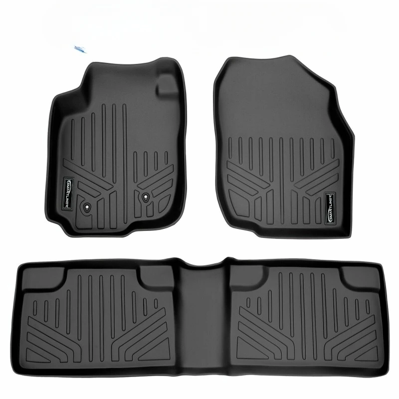 

Custom Fit Floor Mats 2 Row Liner Black for 2006 2007 2008 2009 2010 2012 Toyota Rav4 United States