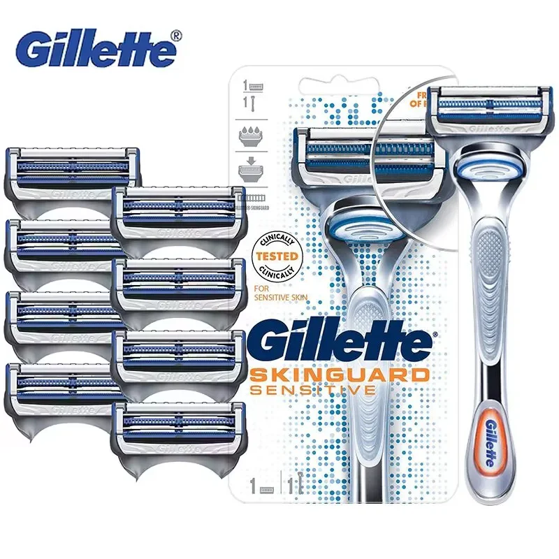 Gillette SkinGuard Razor,Men's Razor combination,Comfortable two-layer razor blades, more suitable for sensitive skin