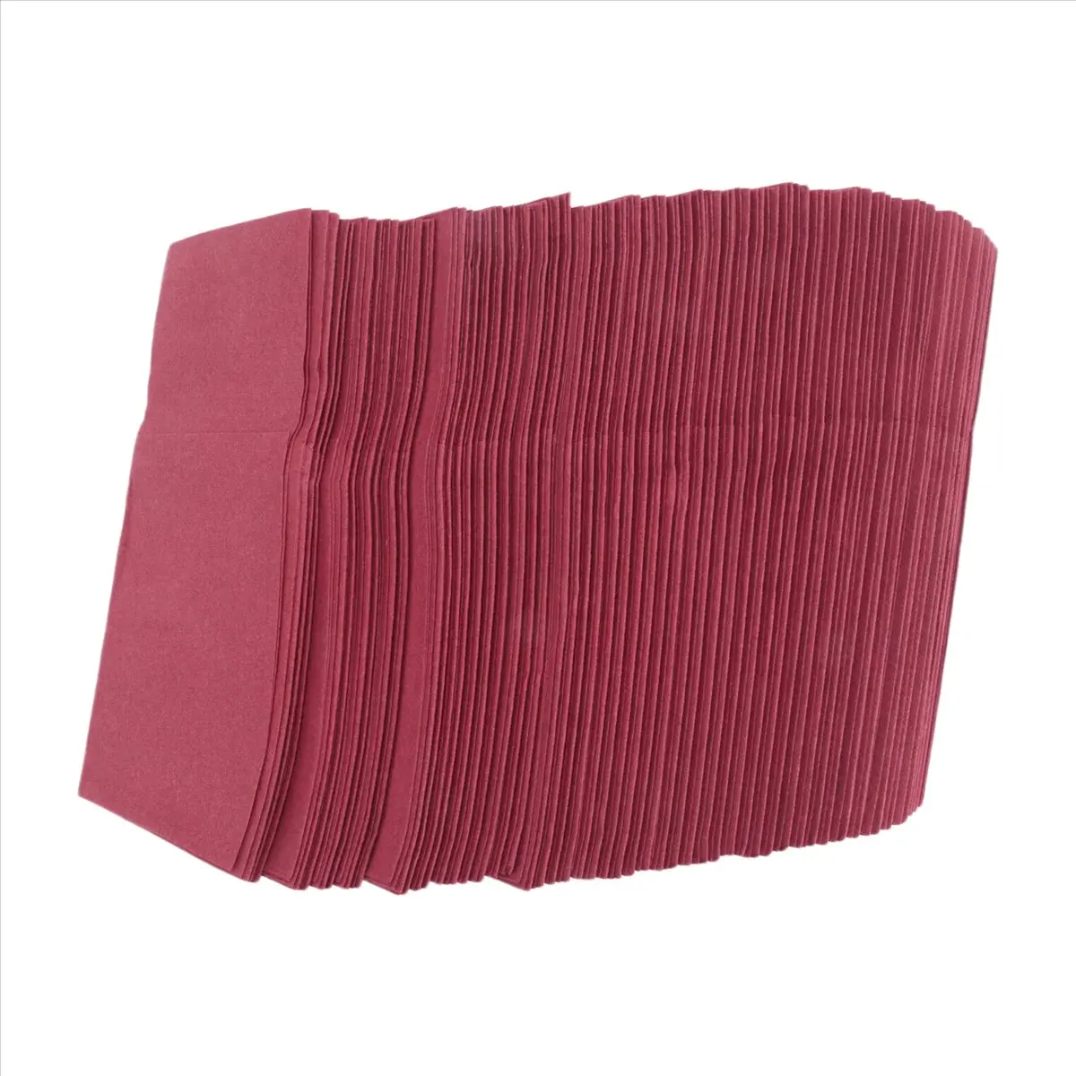 REST 50PCS Disposable Dinner Napkins with Built-in Flatware Pocket,Prefolded Cloth Like Paper Napkins for Wedding Party Red