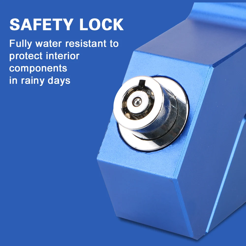 Handlebar Handset Brake Lever Disc Locking Motorcycle Grip Lock Security Safety Fit Scooter ATV Motor Locks Anti-theft