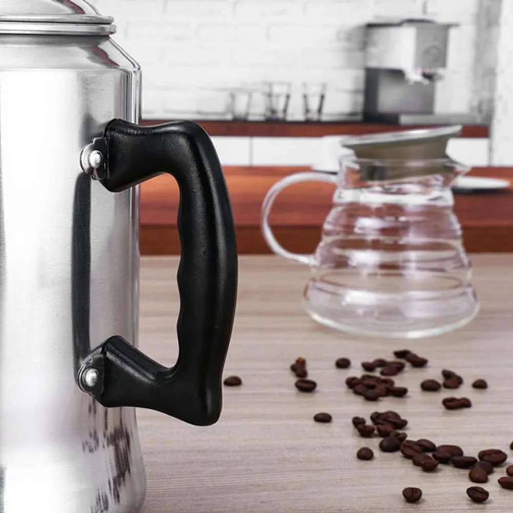 3L Capacity Tea Kettle V Shaped Spout Aluminum Alloy Coffee Kettle With Lid Fast Heat Conduction Aluminum Tea Kettle