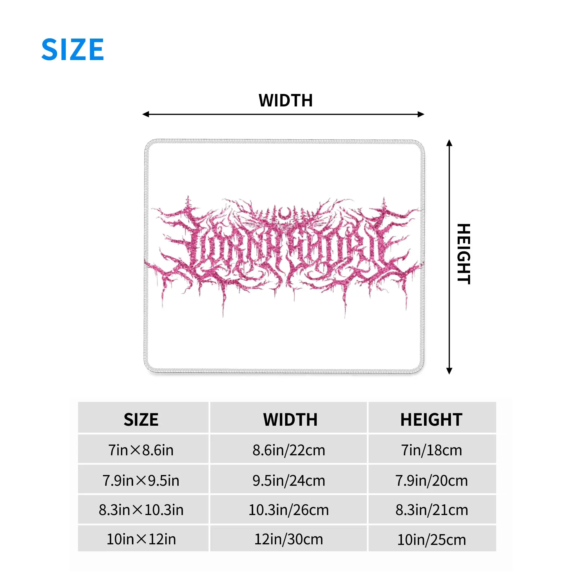 Lorna Singer Shore Band Mouse Pad Computer Keyboard Mouse Mat Gaming PC Laptop Desk Mat Office Accessories Table Mats