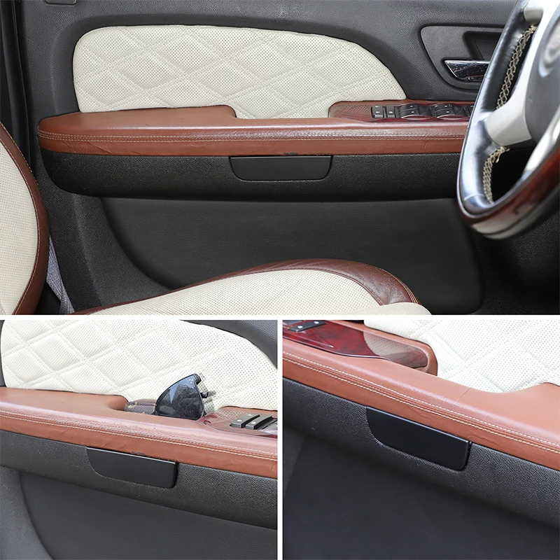For Cadillac Escalade 2007-2014 ABS plastic Car interior handle cover bezel storage interior accessories 2 Pcs